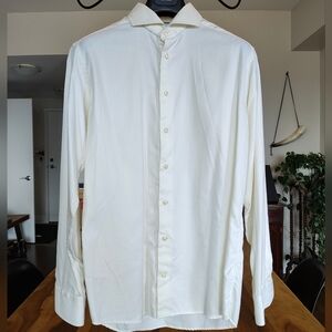 ETON men's custom dress shirt in off white